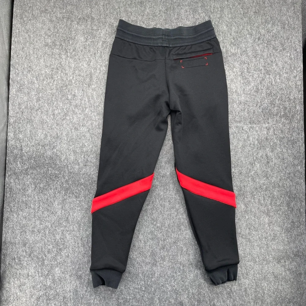 The Marathon Clothing Track Pants Mens Small  Black Red Joggers Puma TMC